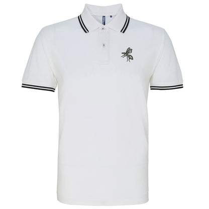 Retro Wasps 1867 Embroidered Tipped Polo Shirt