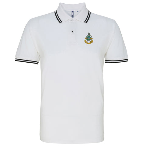 Sherwood Foresters Embroidered Tipped Polo Shirt