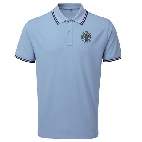 Classy Cas Pride of West Yorkshire Embroidered Tipped Polo Shirt