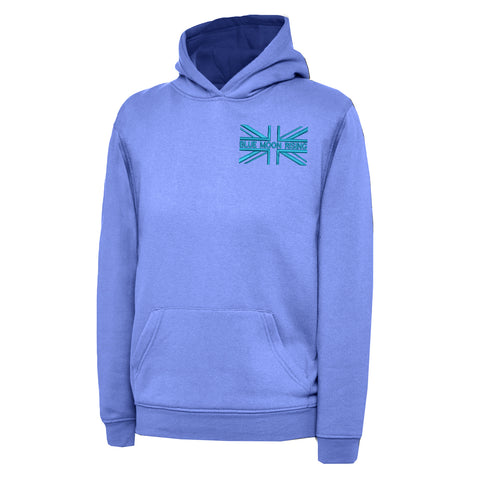 Blue Moon Rising Union Jack Hoodie