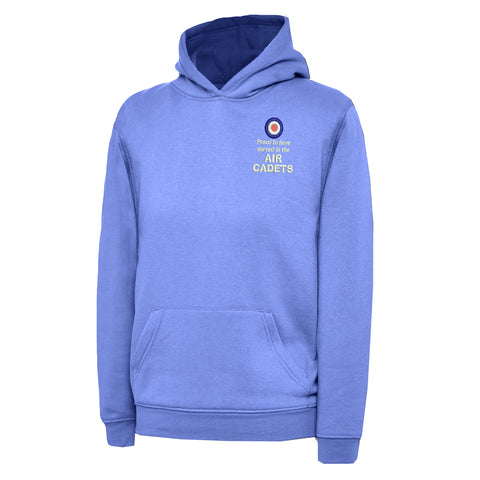 Proud to Have Served in The Air Cadets Embroidered Children's Hoodie