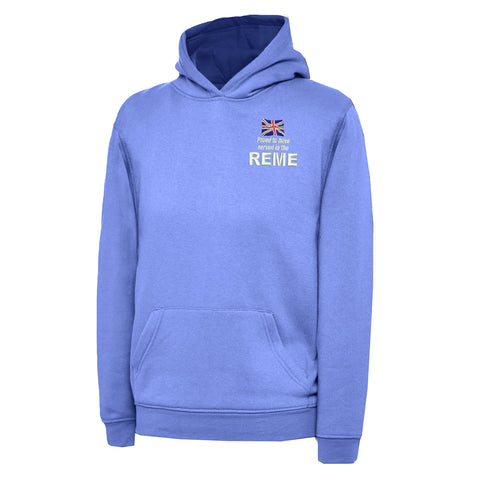 Proud to Have Served in The REME Embroidered Children's Hoodie