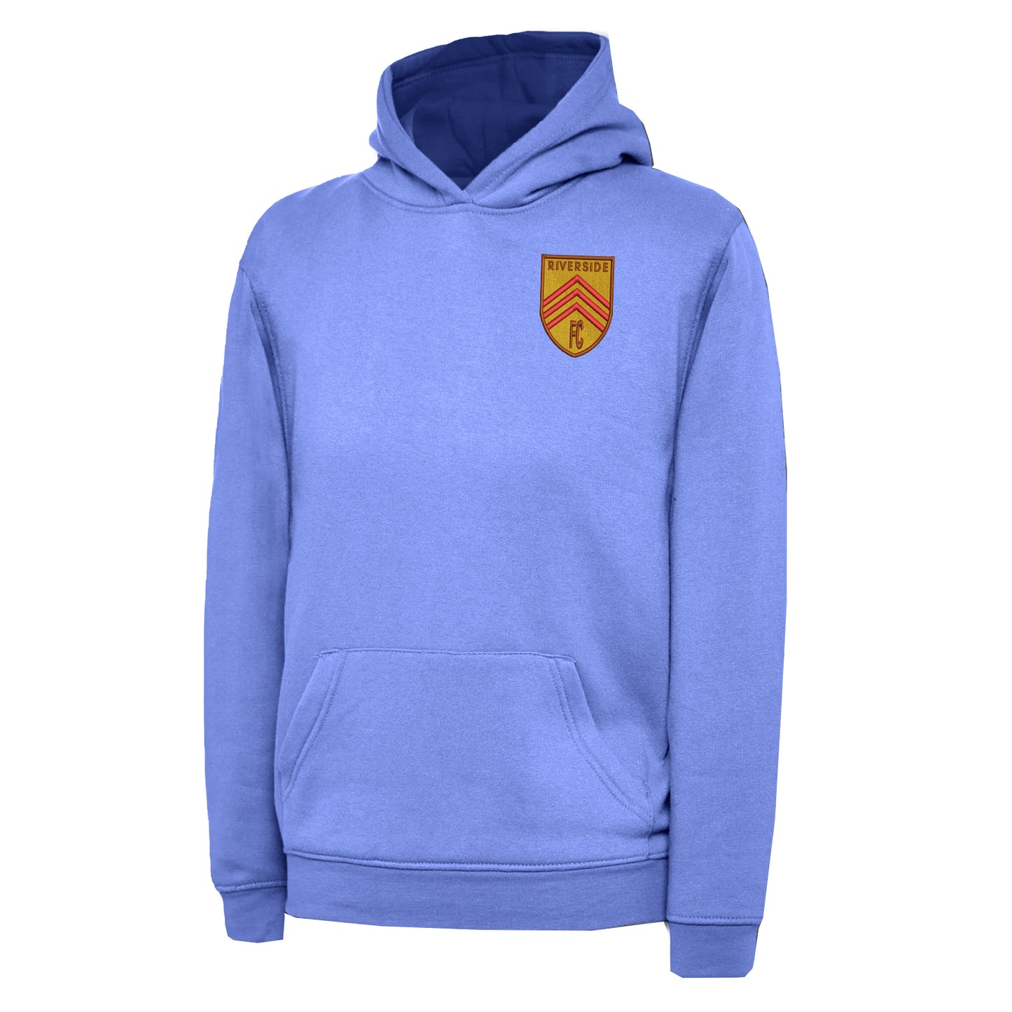 Retro Riverside FC Embroidered Children's Hoodie