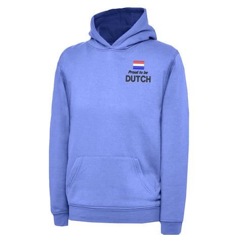 Proud to be Dutch Embroidered Children's Hoodie