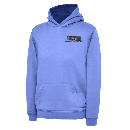 Chester Everyone's Favourite City Embroidered Children's Hoodie