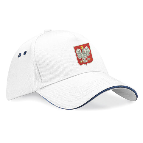 Retro Poland Embroidered Baseball Cap