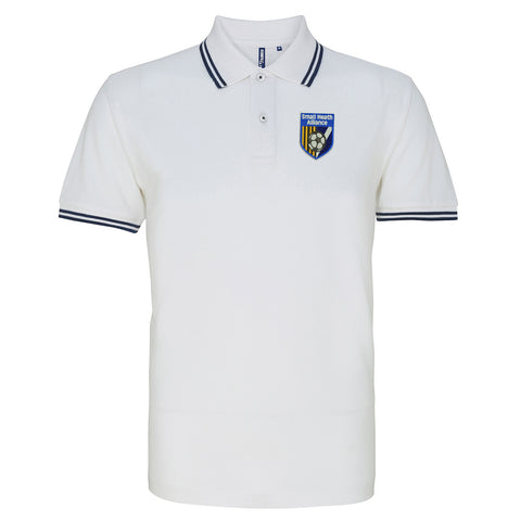 Retro Small Heath Alliance Embroidered Tipped Polo Shirt