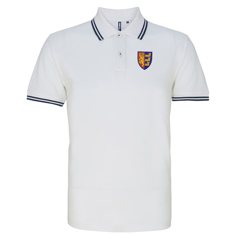 Retro Ipswich 1888 Embroidered Tipped Polo Shirt