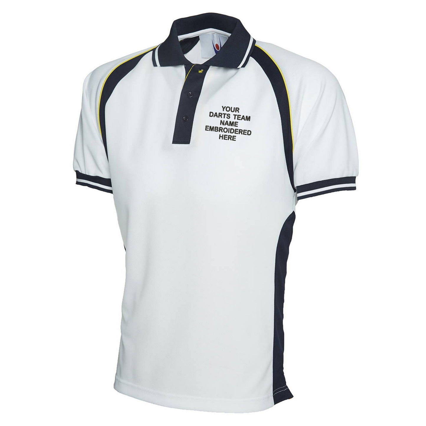 Personalised Darts Team Embroidered Sports Polo Shirt