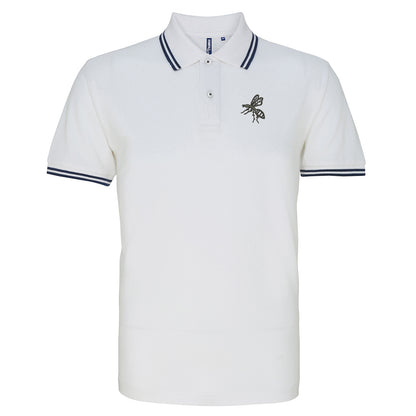 Retro Wasps 1867 Embroidered Tipped Polo Shirt