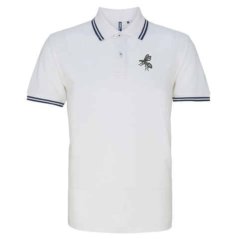 Retro Wasps 1867 Embroidered Tipped Polo Shirt