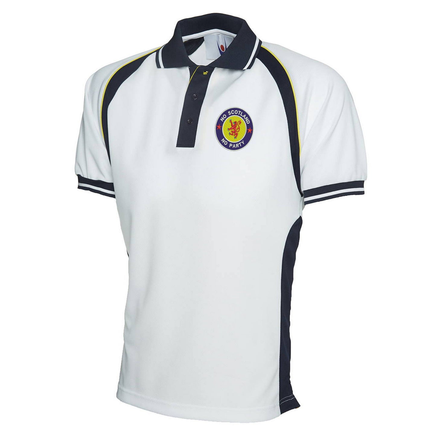 No Scotland No Party Embroidered Sports Polo Shirt