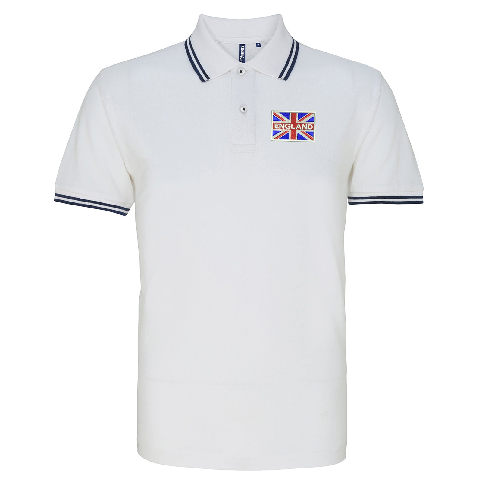 England Coloured Union Jack Polo Shirt