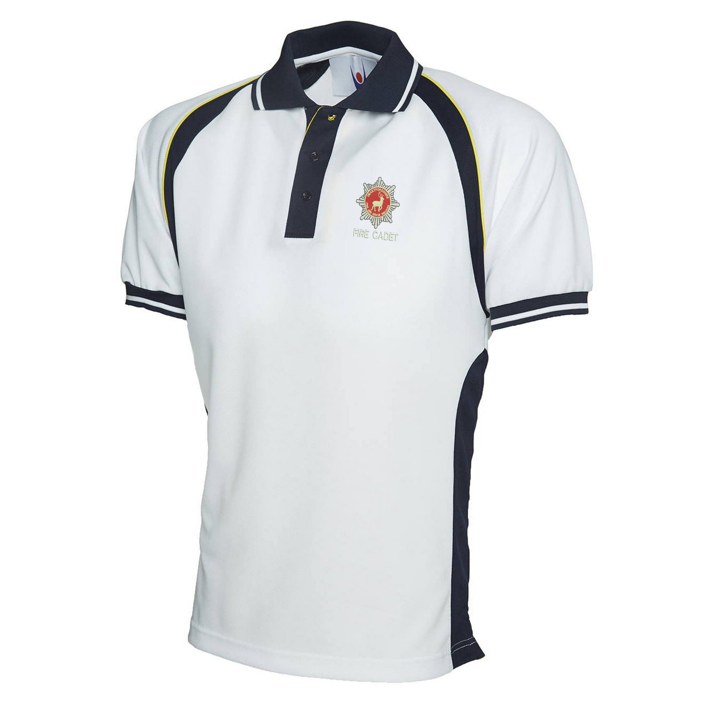 Hertfordshire Fire Service Fire Cadet Embroidered Polyester Sports Polo Shirt