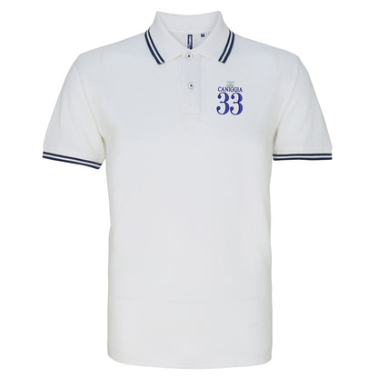 Caniggia 33 Embroidered Tipped Polo Shirt