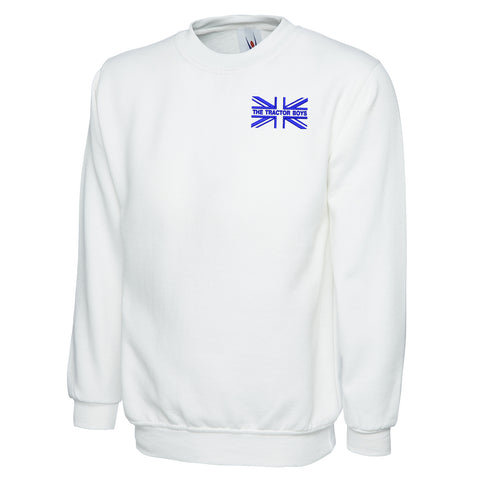 The Tractor Boys Union Jack Embroidered Classic Sweatshirt