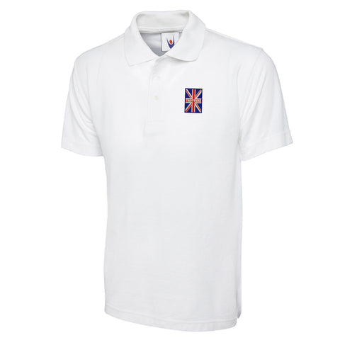 Trotters Union Jack Embroidered Classic Polo Shirt