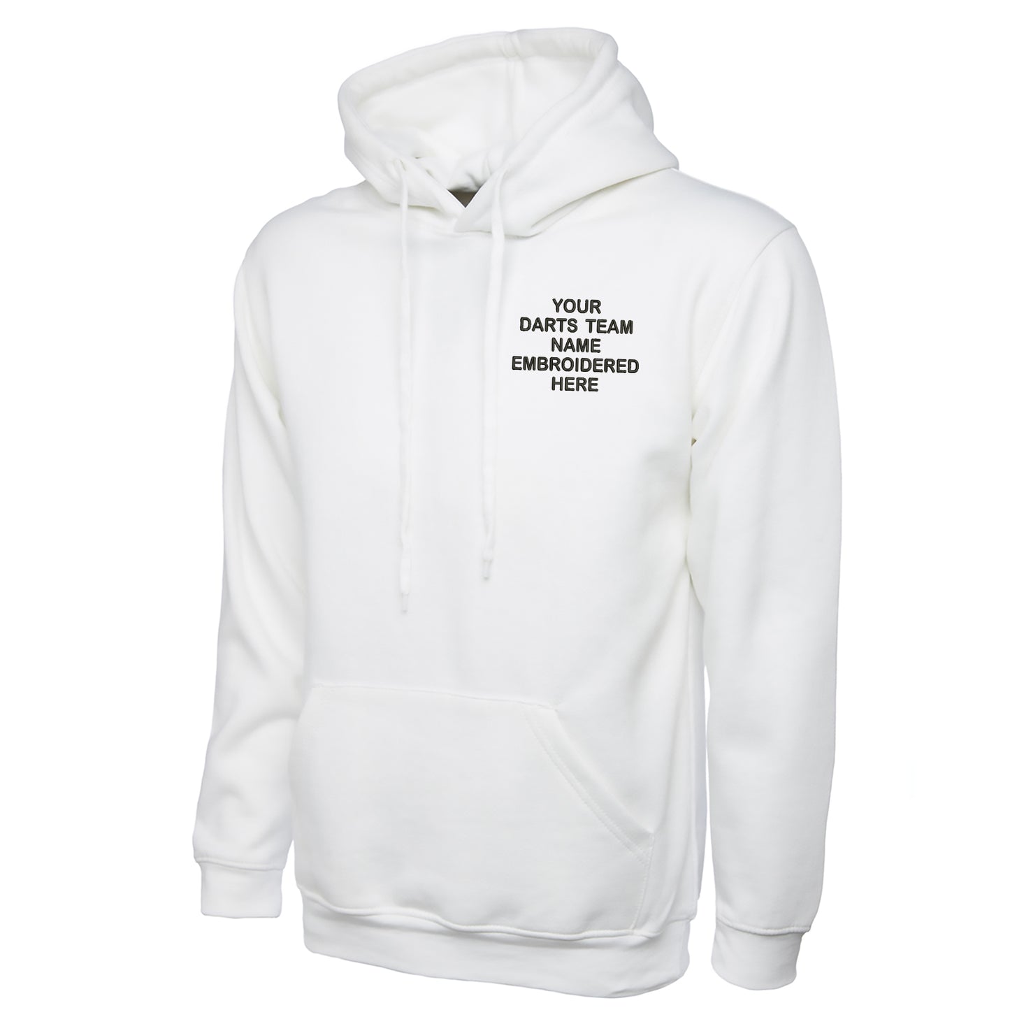 Personalised Darts Team Embroidered Hoodie