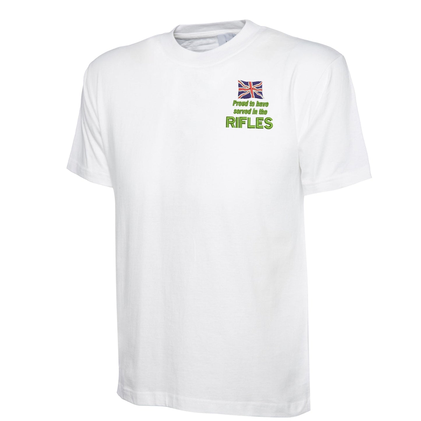 Proud to Have Served in The Rifles Embroidered Classic T-Shirt