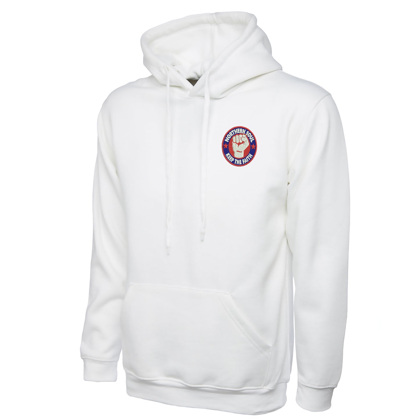 Northern Soul Keep The Faith Embroidered Classic Hoodie