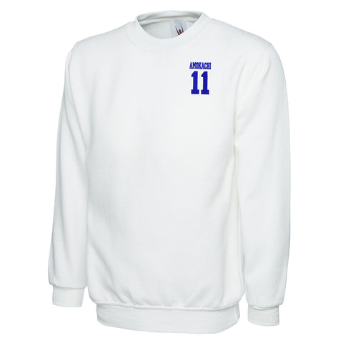 Amokachi 11 Embroidered Classic Sweatshirt