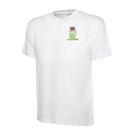 Proud to Have Served in The Royal Irish Rangers Embroidered Children's T-Shirt