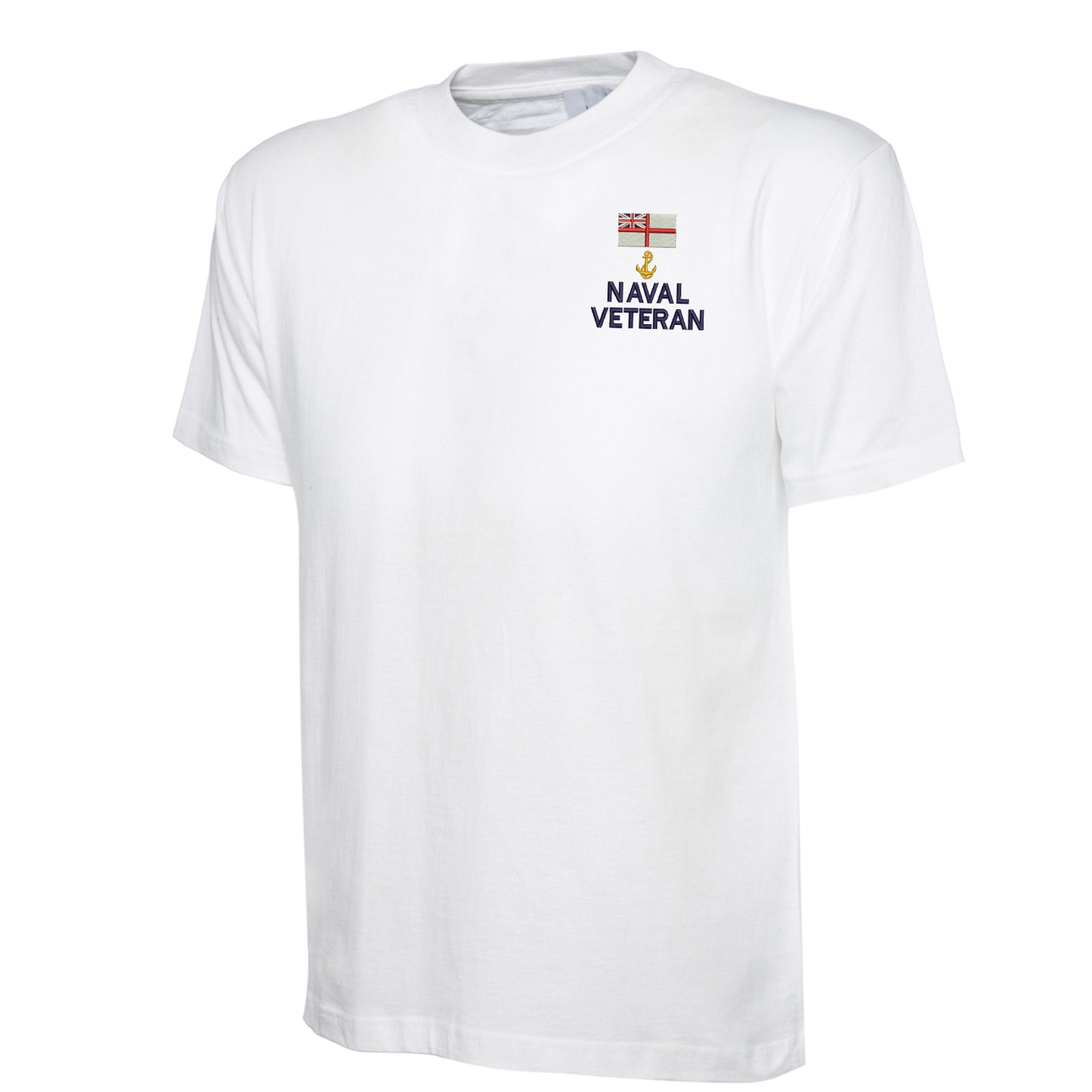 White Ensign Naval Anchor Veteran T Shirt