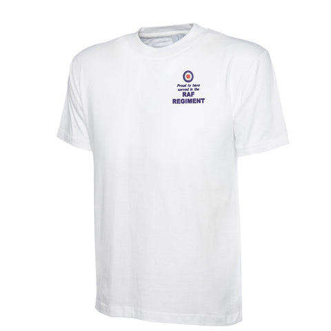 Proud to Have Served in The RAF Regiment Embroidered Children's T-Shirt