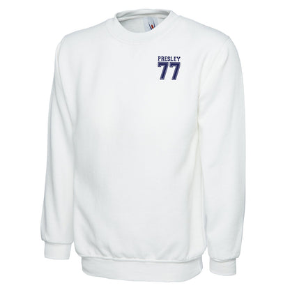 Presley 77 Embroidered Classic Sweatshirt