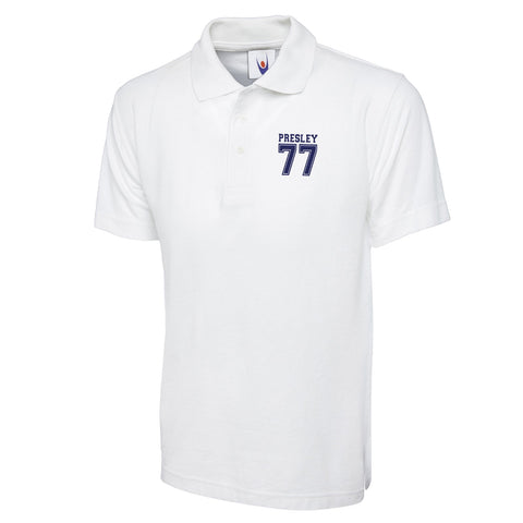 Presley 77 Embroidered Classic Polo Shirt