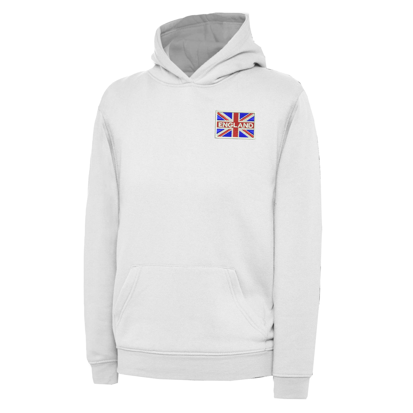 Children's England Coloured Union Jack Hoodie