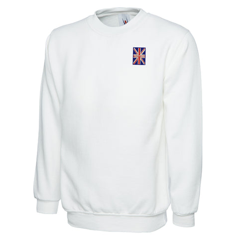 Trotters Union Jack Embroidered Classic Sweatshirt