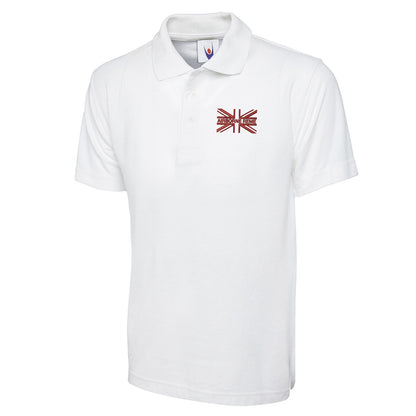 Airborne REME Union Jack Embroidered Classic Polo Shirt