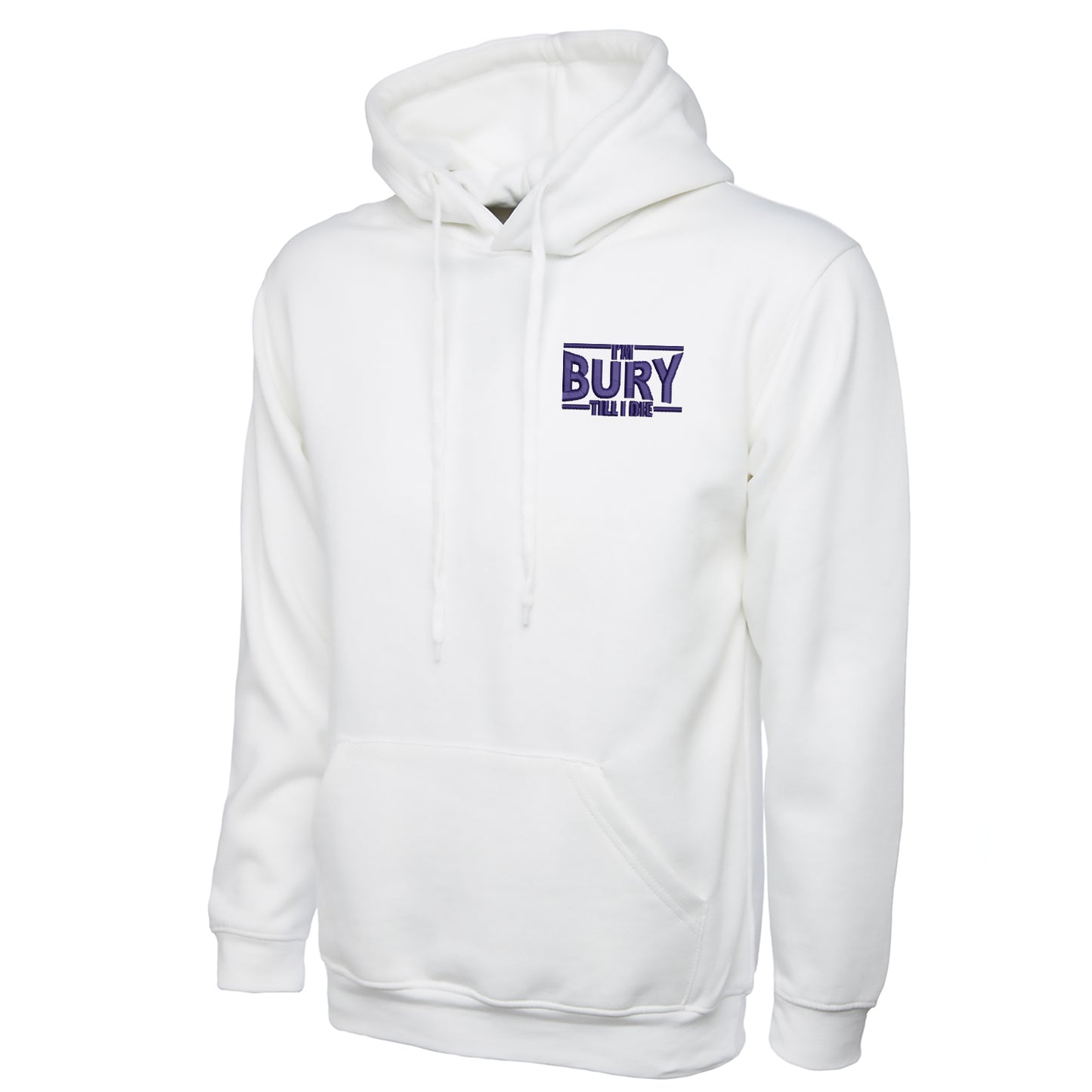 I'm Bury Till I Die Embroidered Hoodie