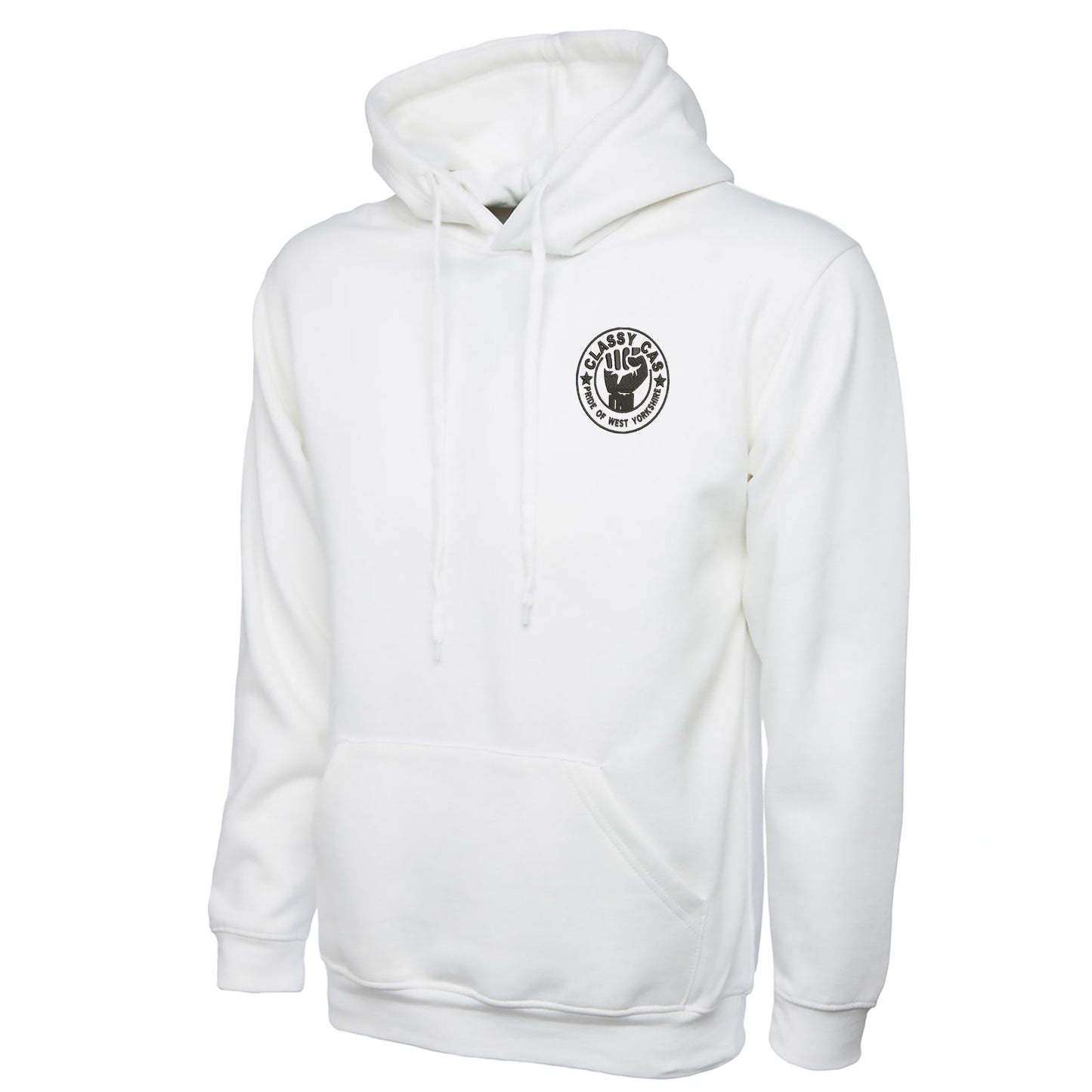 Classy Cas Pride of West Yorkshire Embroidered Classic Hoodie