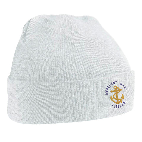 Royal Navy Veteran Anchor Beanie Hat