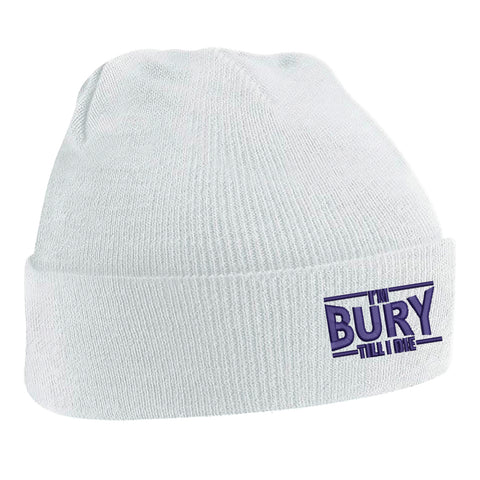 I'm Bury Till I Die Embroidered Beanie Hat