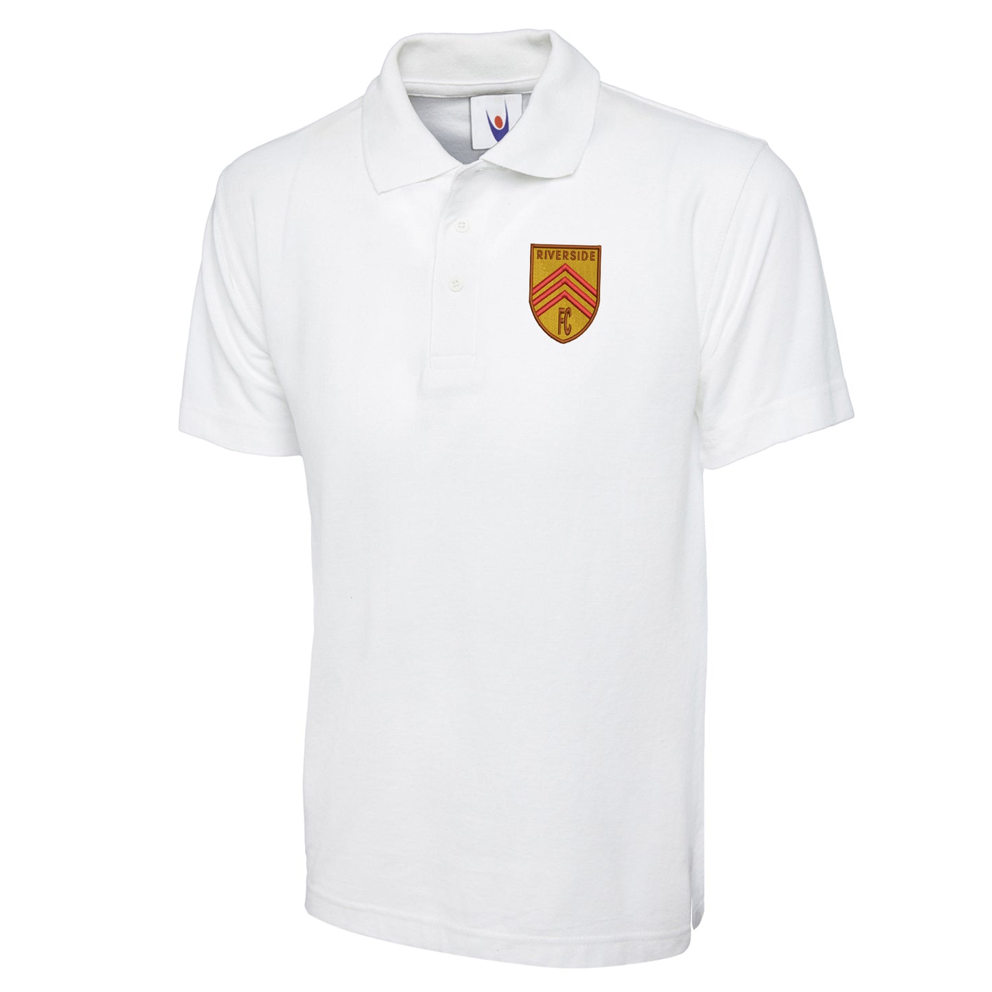 Retro Riverside FC Embroidered Classic Polo Shirt