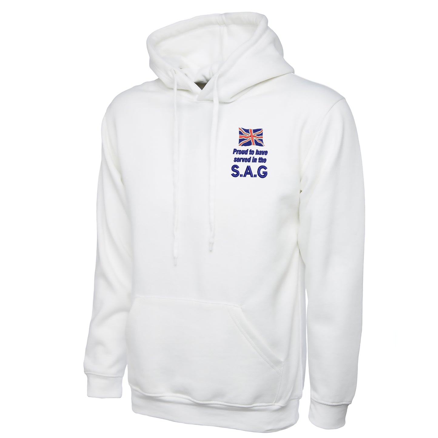 Proud to Have Served in The SAG Embroidered Classic Hoodie