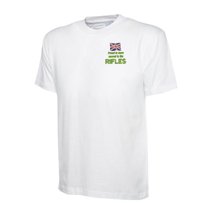 Proud to Have Served in The Rifles Embroidered Children's T-Shirt