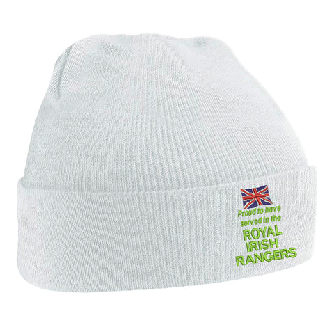 Proud to Have Served in The Royal Irish Rangers Beanie Hat