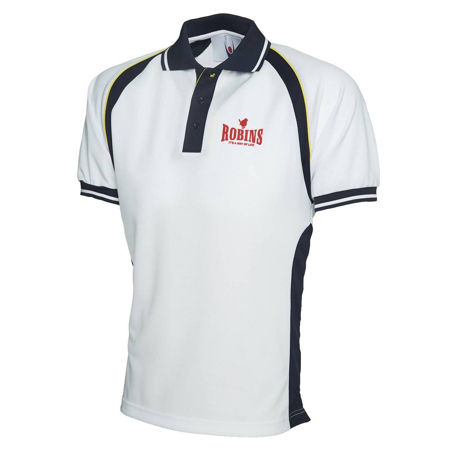 Robins It's a Way of Life Embroidered Polyester Sports Polo Shirt