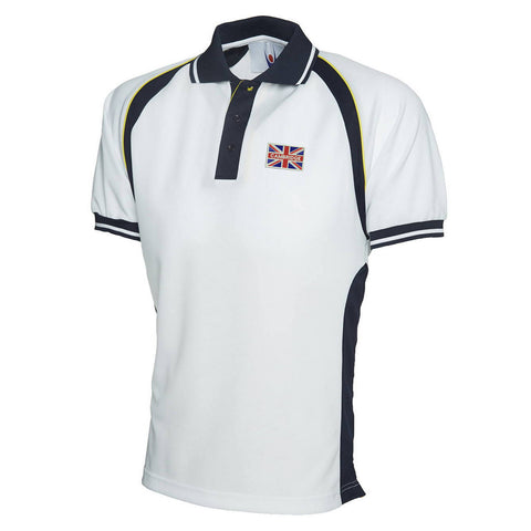 Cambridge Coloured Union Jack Sports Polo Shirt