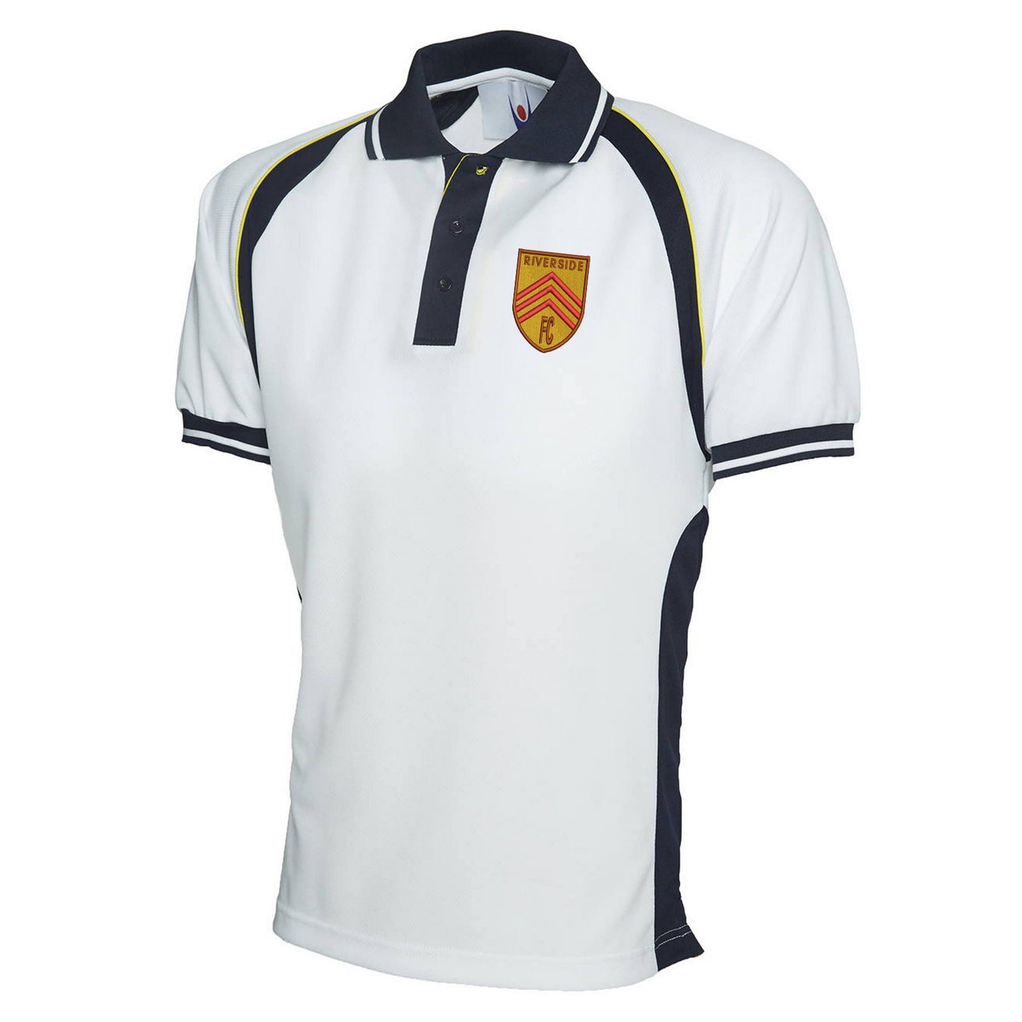 Retro Riverside FC Embroidered Sports Polo Shirt