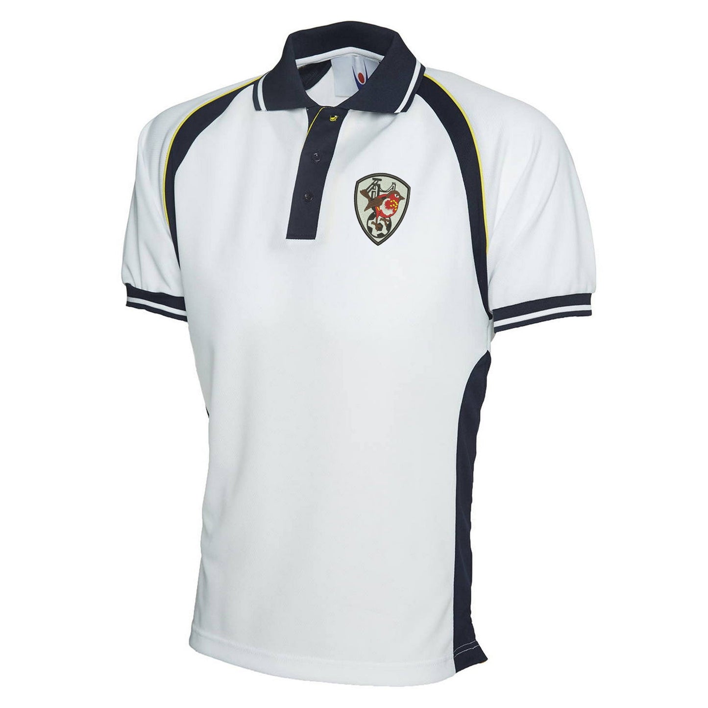 Retro Bristol City 1976 Embroidered Polyester Sports Polo Shirt