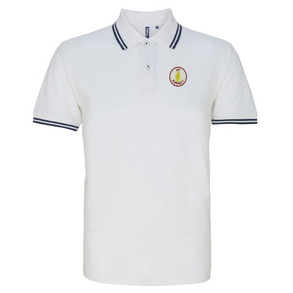 Retro Up Burnley 1972 Embroidered Tipped Polo Shirt