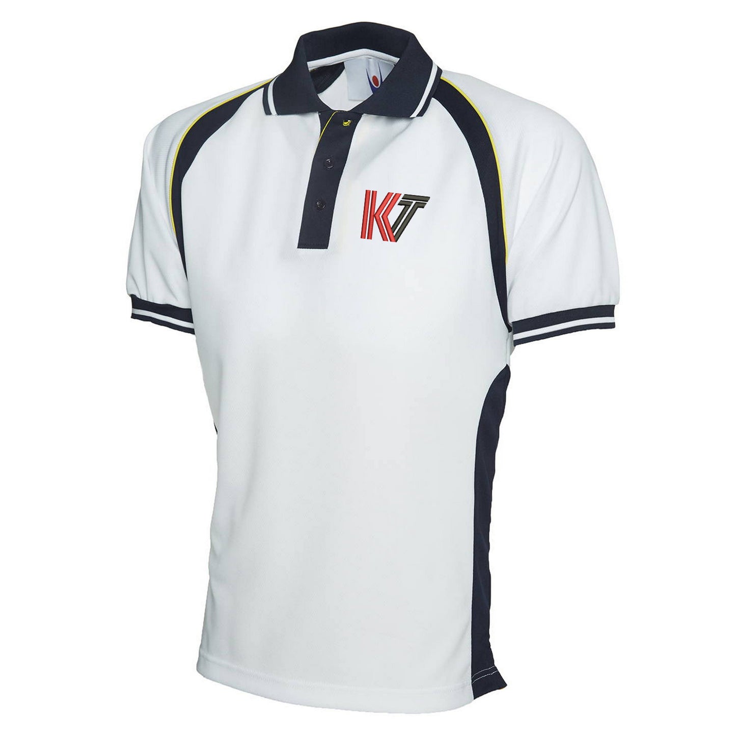 Retro Kettering Town Embroidered Sports Polo Shirt