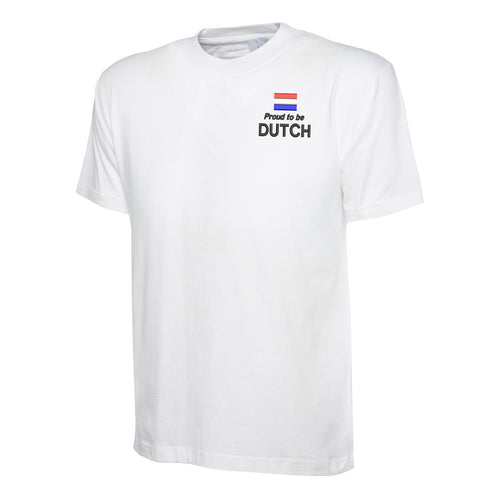 Proud to be Dutch Embroidered Classic T-Shirt