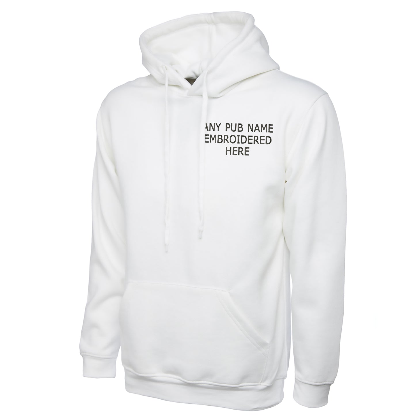 Personalised Embroidered Pub Embroidered Classic Hoodie