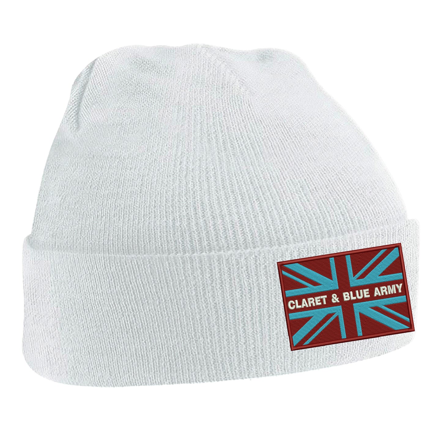 Claret & Blue Army Coloured Union Jack Hat